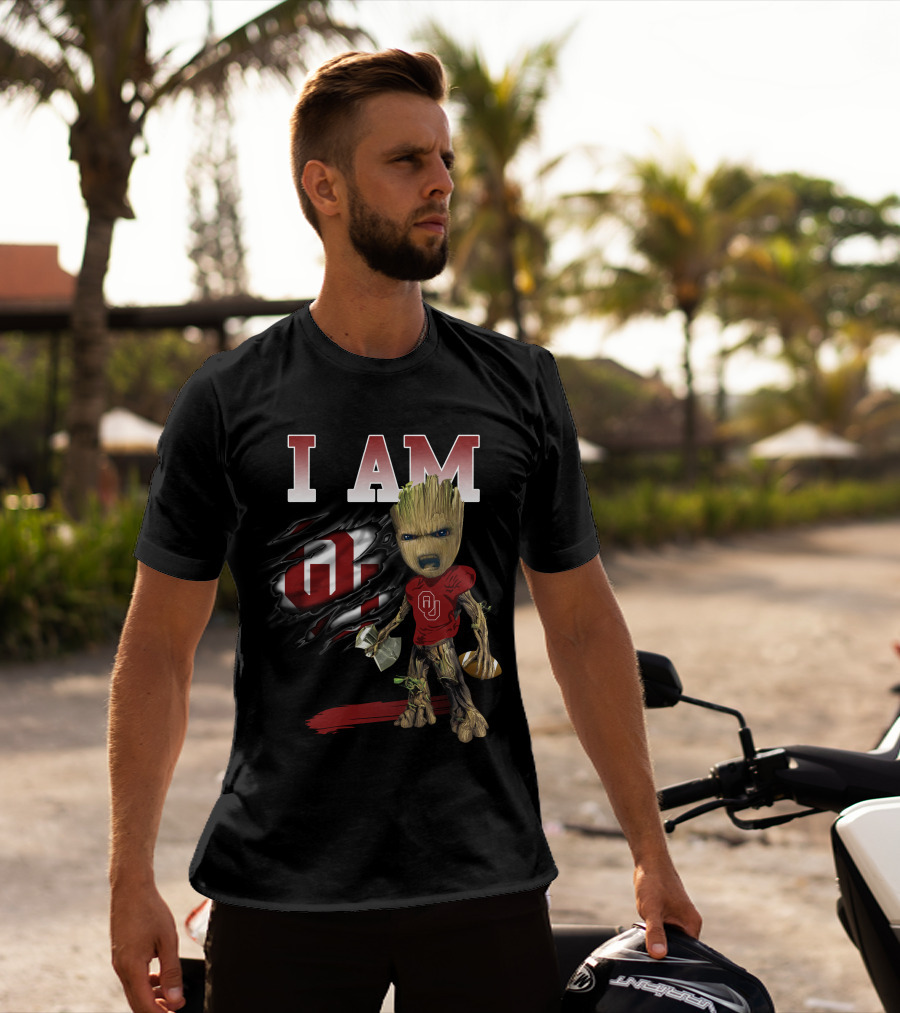 I Am Ou Groot Football T-Shirt