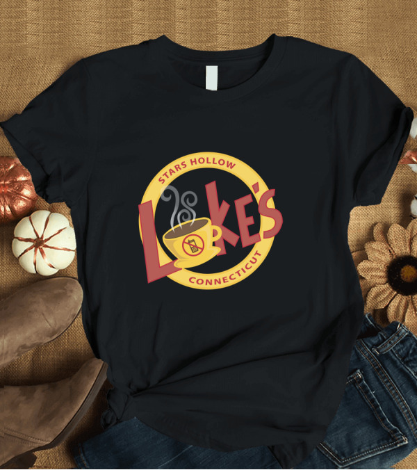 T-Shirt: Luke's Stars Hollow Connecticut Coffee Shop Gilmore Girls T-Shirt Luke's Stars Hollow Connecticut Coffee Shop Gilmore Girls T-Shirt