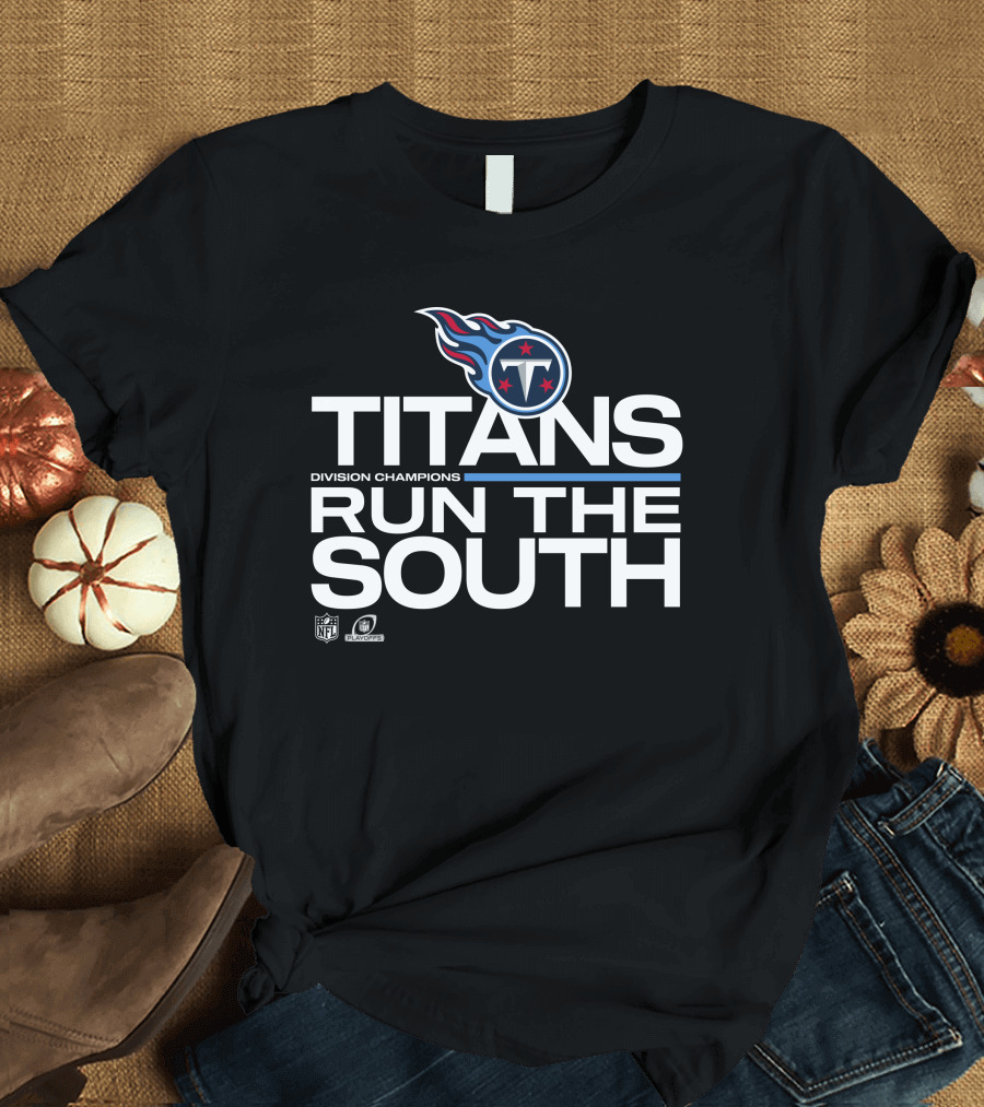 Titans Division Champions Run the South NFL Playoffs T-Shirt
