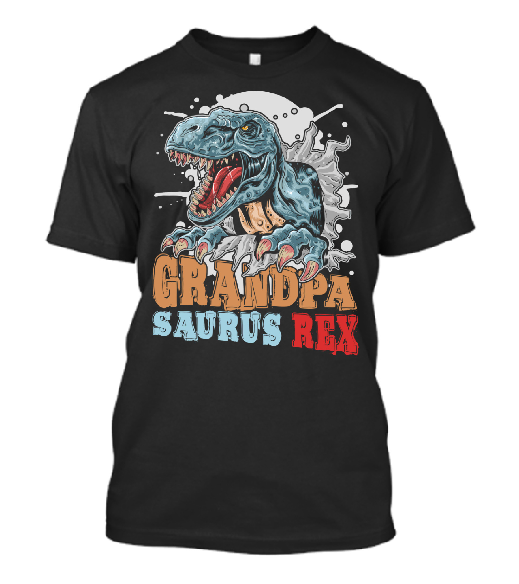 Grandpasaurus Rex Dinosaur Grandpa T-Shirt