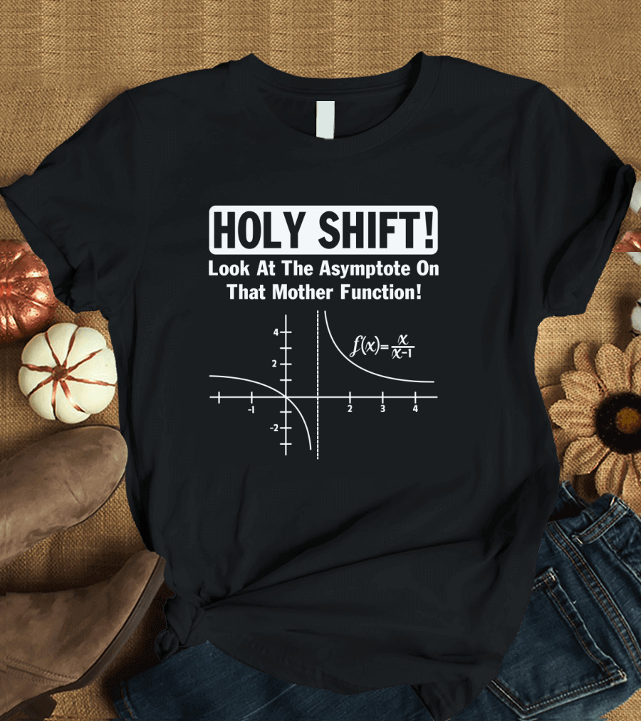 Holy Shift Look At The Asymptote On That Mother Function f(x) = x/(x-1) T-Shirt