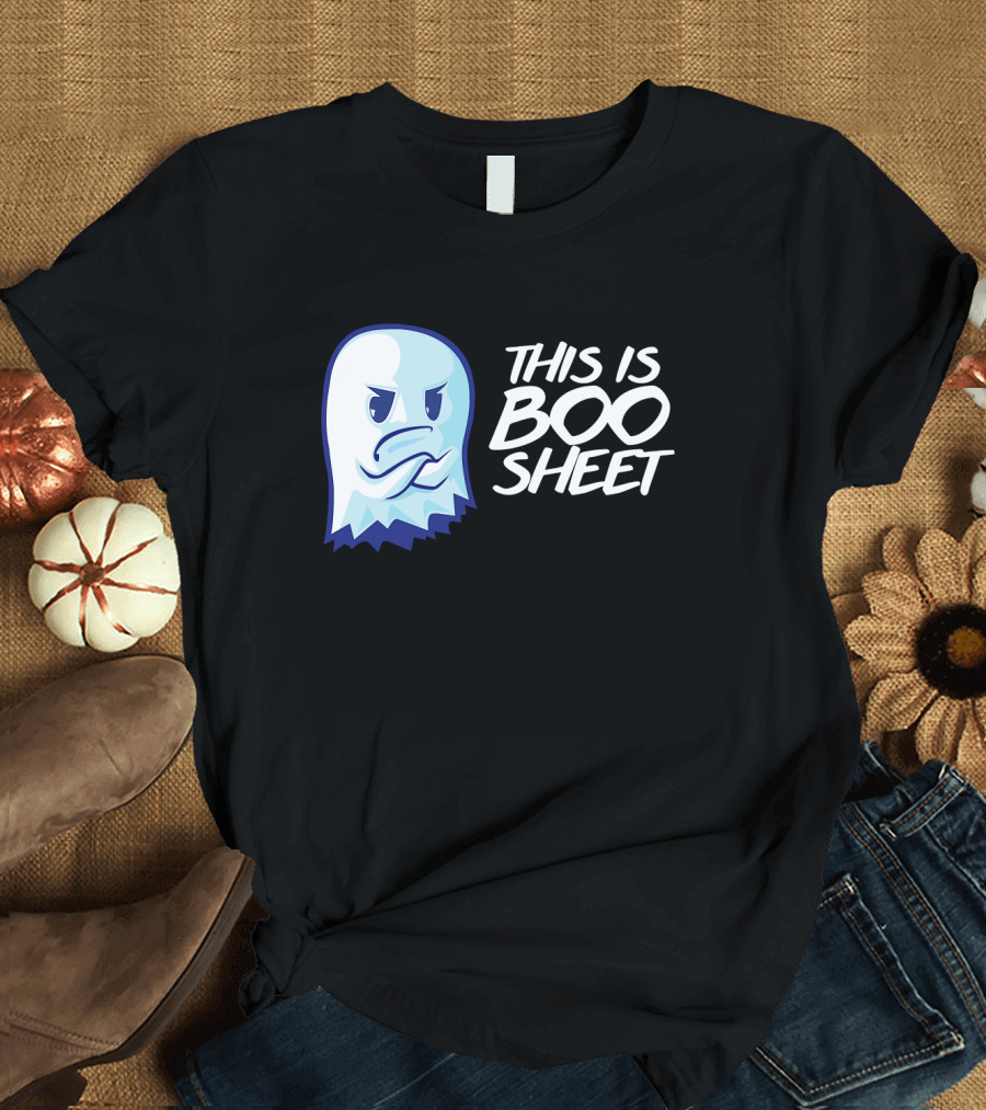 This Is Boo Sheet Ghost Expression T-Shirt