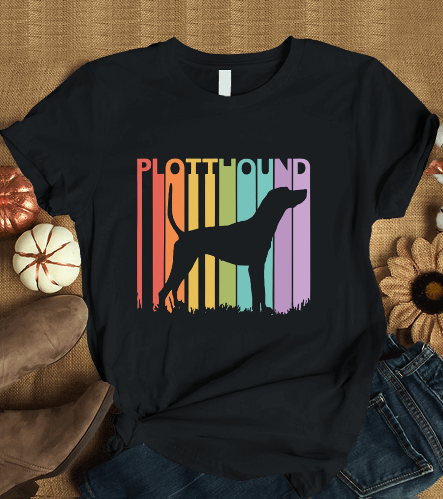 Plott Hound Rainbow T-Shirt