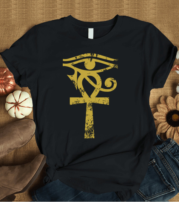 T-Shirt: Eye of Horus Ankh Symbol Ancient Egyptian Archaeology History T-Shirt Eye of Horus Ankh Symbol Ancient Egyptian Archaeology History T-Shirt