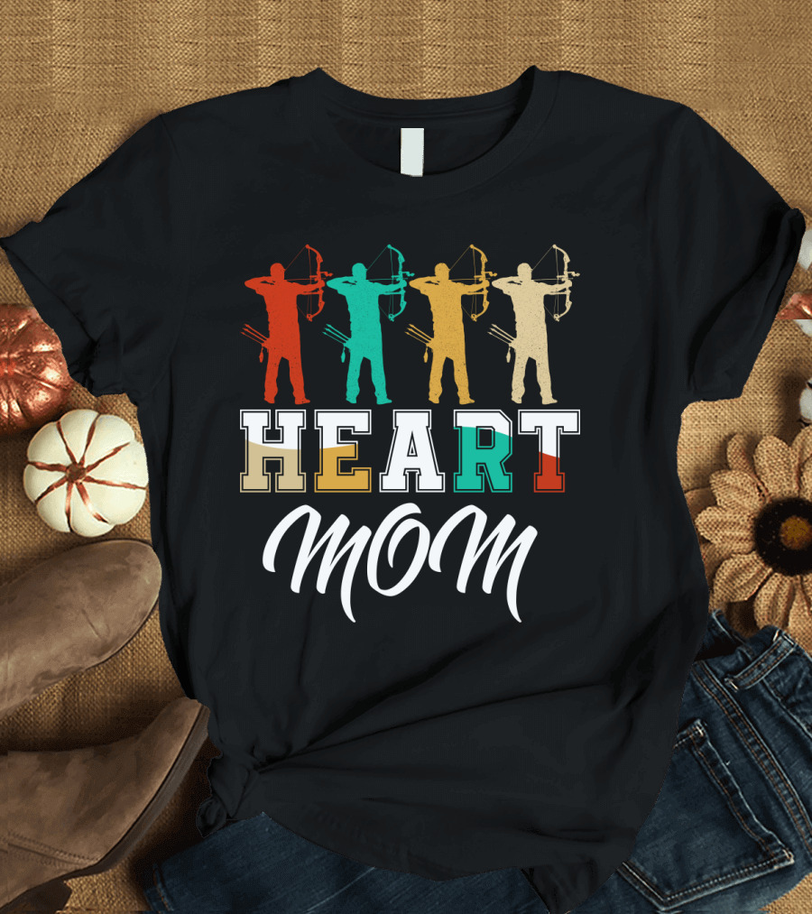 Heart Mom Archery T-Shirt