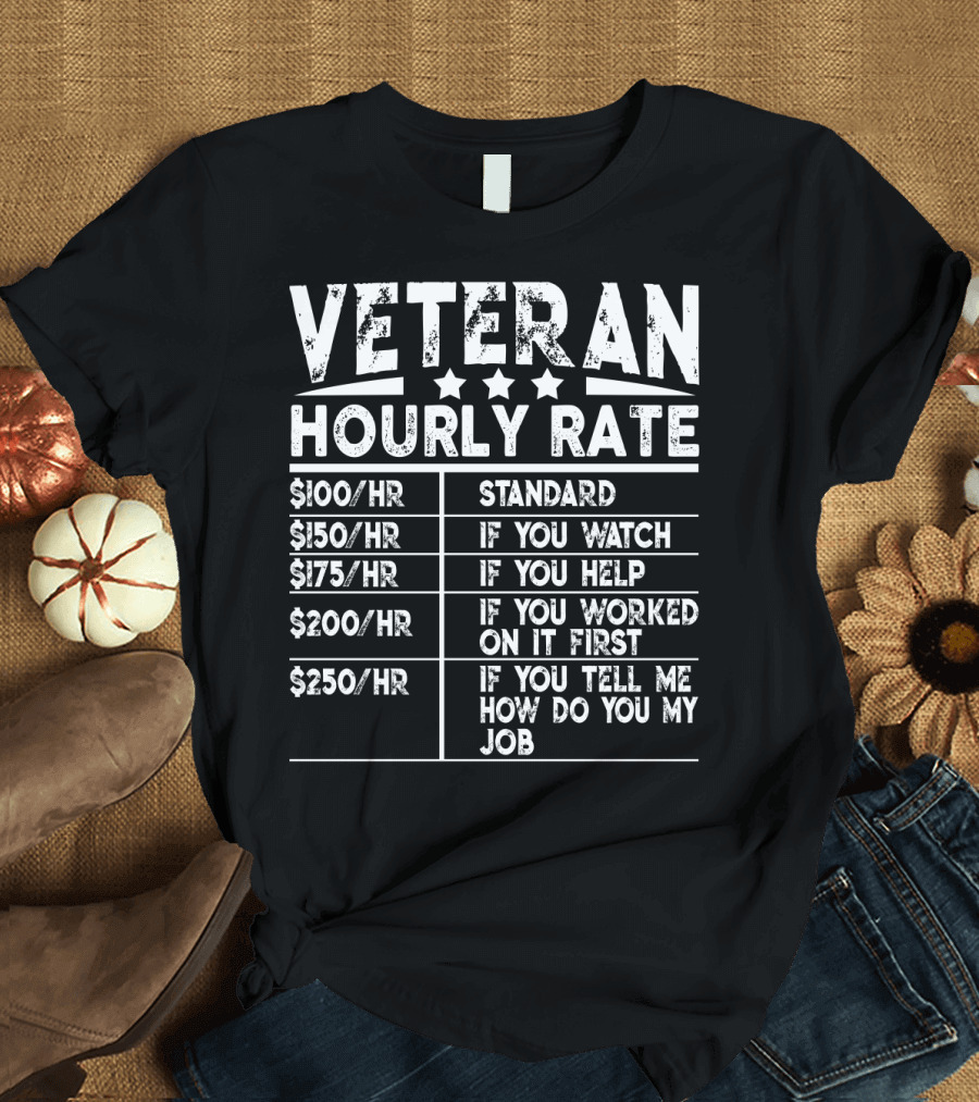 VETERAN HOURLY RATE $100/HR STANDARD $150/HR IF YOU WATCH $175/HR IF YOU HELP $200/HR IF YOU WORKED ON IT FIRST $250/HR IF YOU TELL ME HOW DO YOU MY J