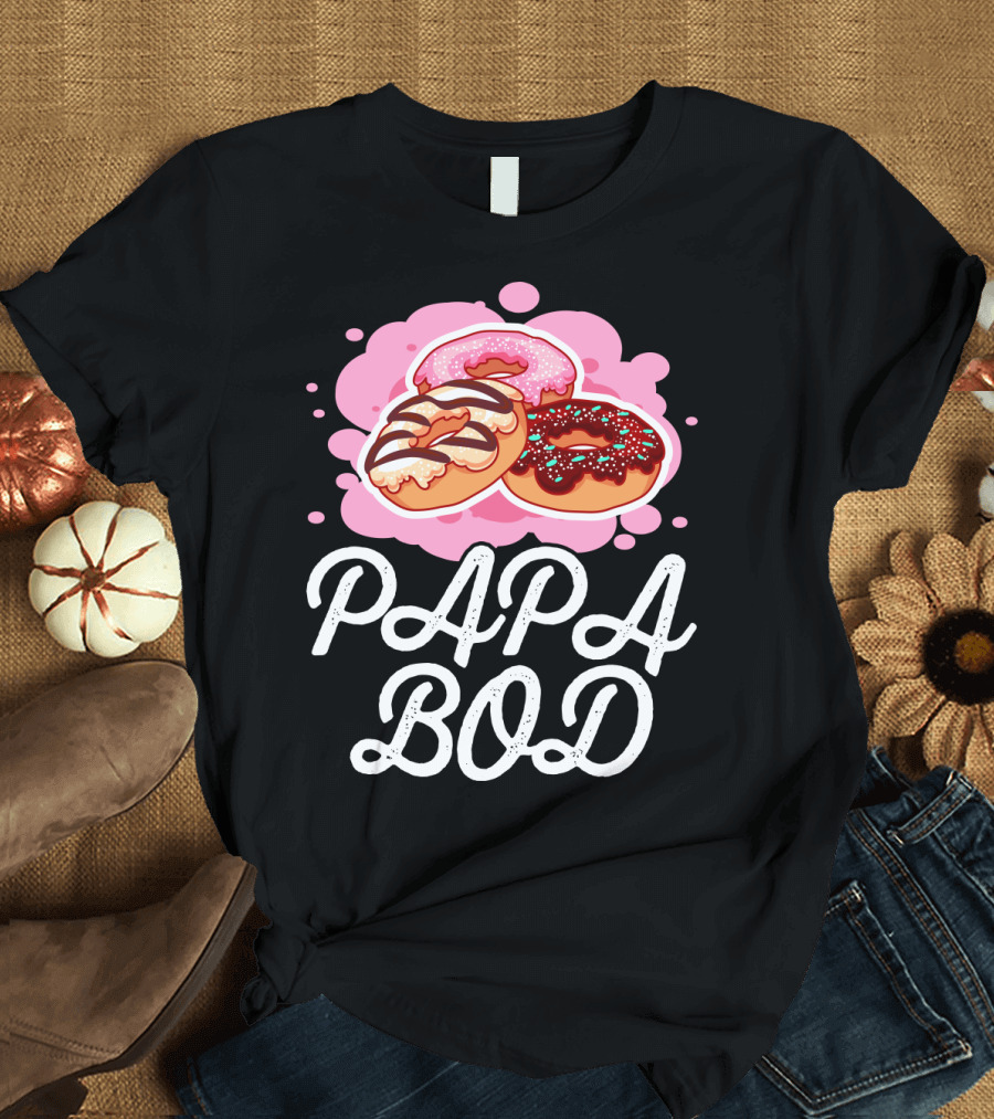 Papa Bod Donut Trio with Sprinkles T-Shirt