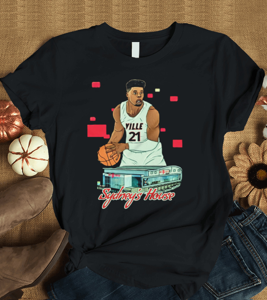 Ville 21 Basketball Player Sydney Curry Sydney's House T-Shirt