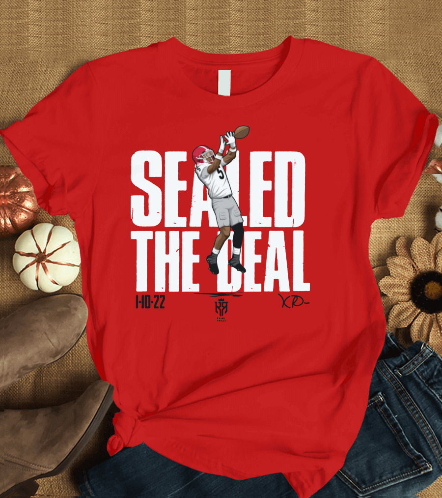 Kelee Ringo Sealed The Deal 1-10-22 Football Catch T-Shirt