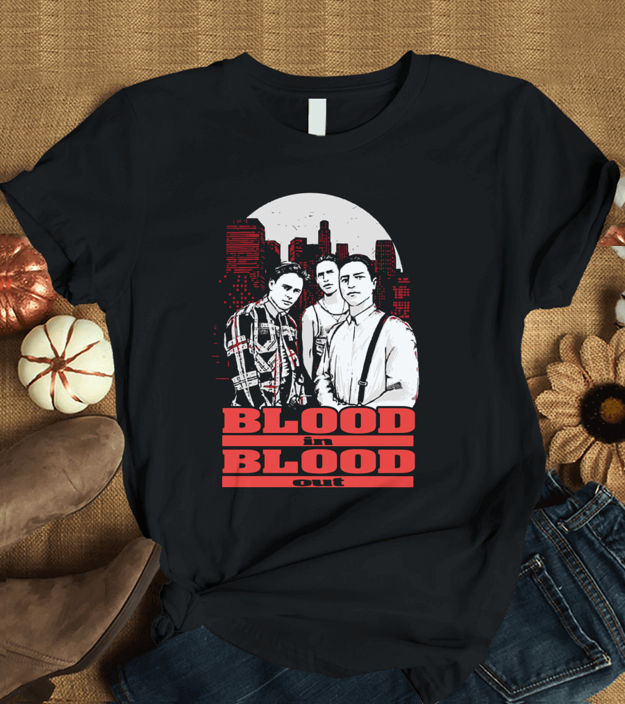 Blood in Blood Out Los Angeles Trio Urban Skyline T-Shirt