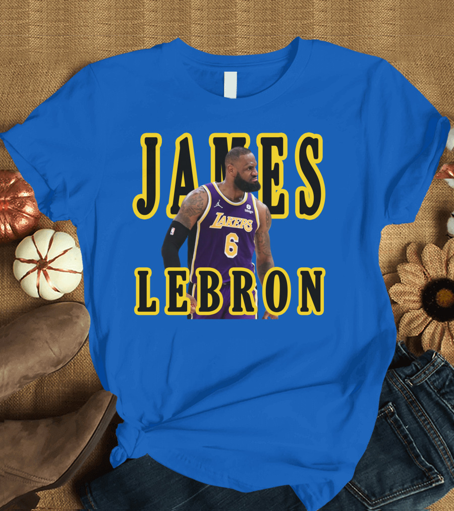 JAMES LEBRON Lakers 6 NBA T-Shirt