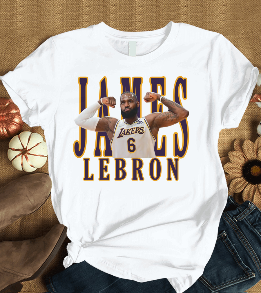 LeBron James Lakers NBA 6 T-Shirt