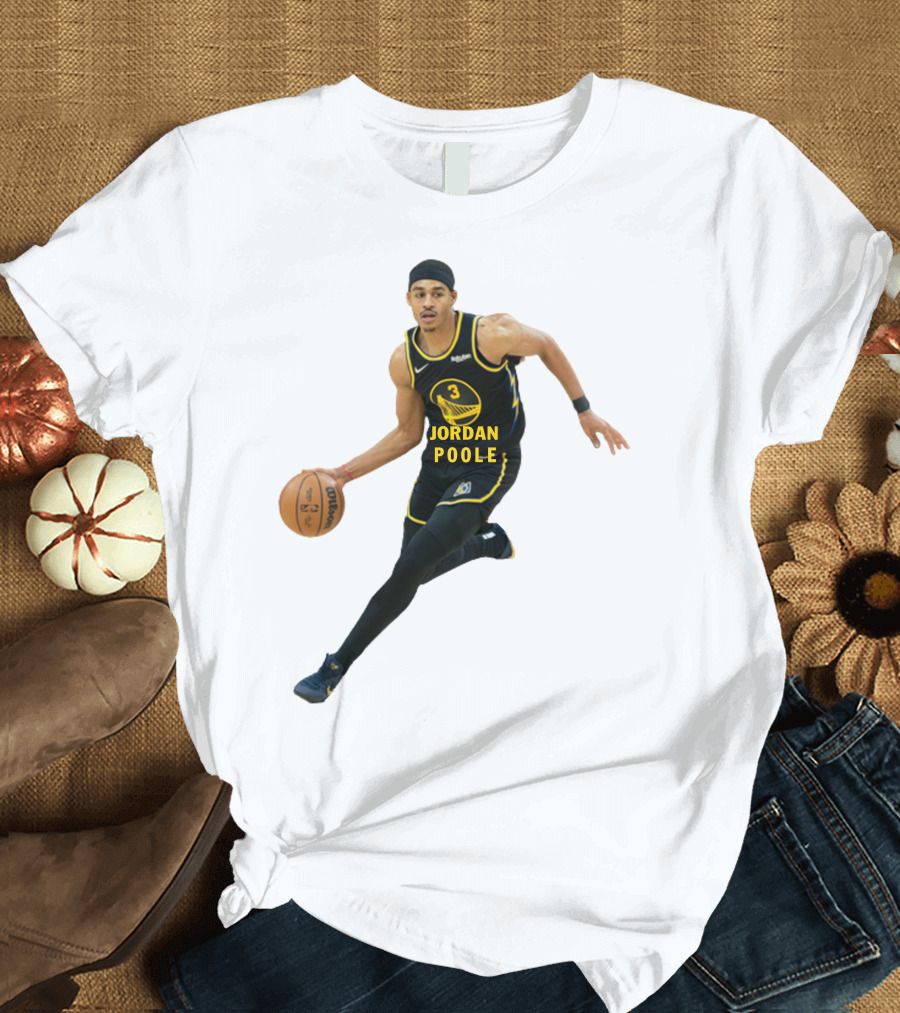 Jordan Poole NBA Golden State Warriors Basketball T-Shirt