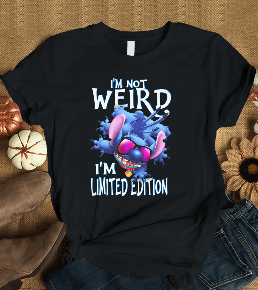 I'm Not Weird I'm Stitch Sunglasses T-Shirt