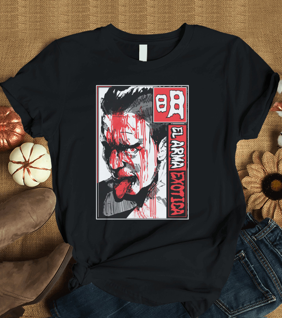 Blood-Soaked Akira El Arma Exotica Manga T-Shirt