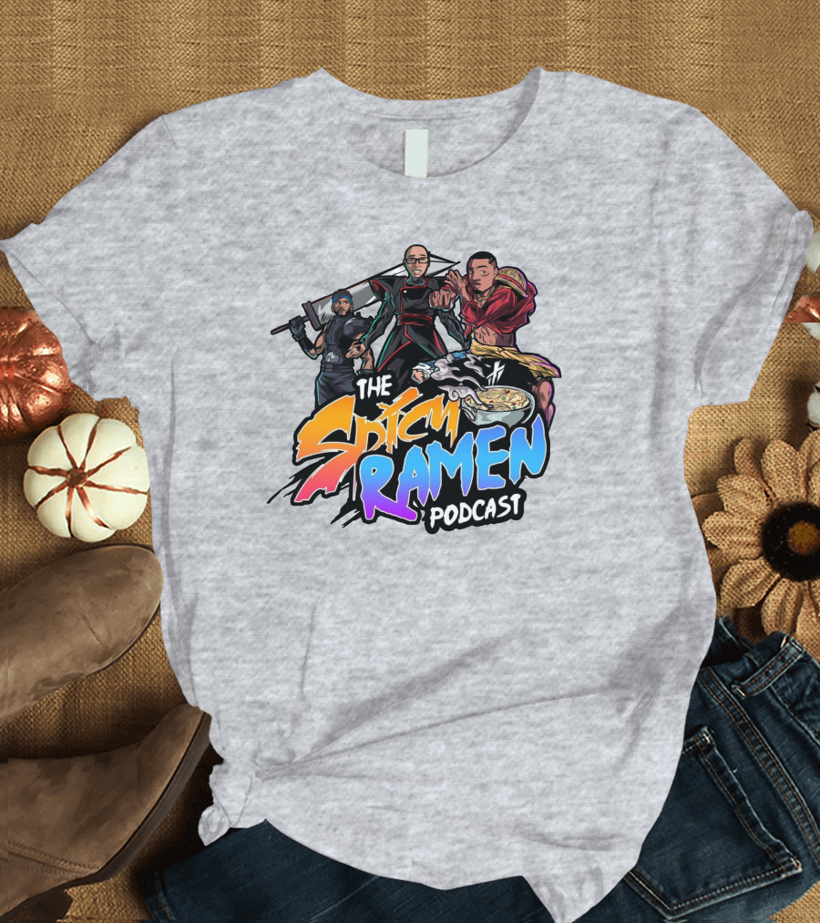 The Spicy Ramen Podcast Ninja Warrior Bowl Adventure T-Shirt