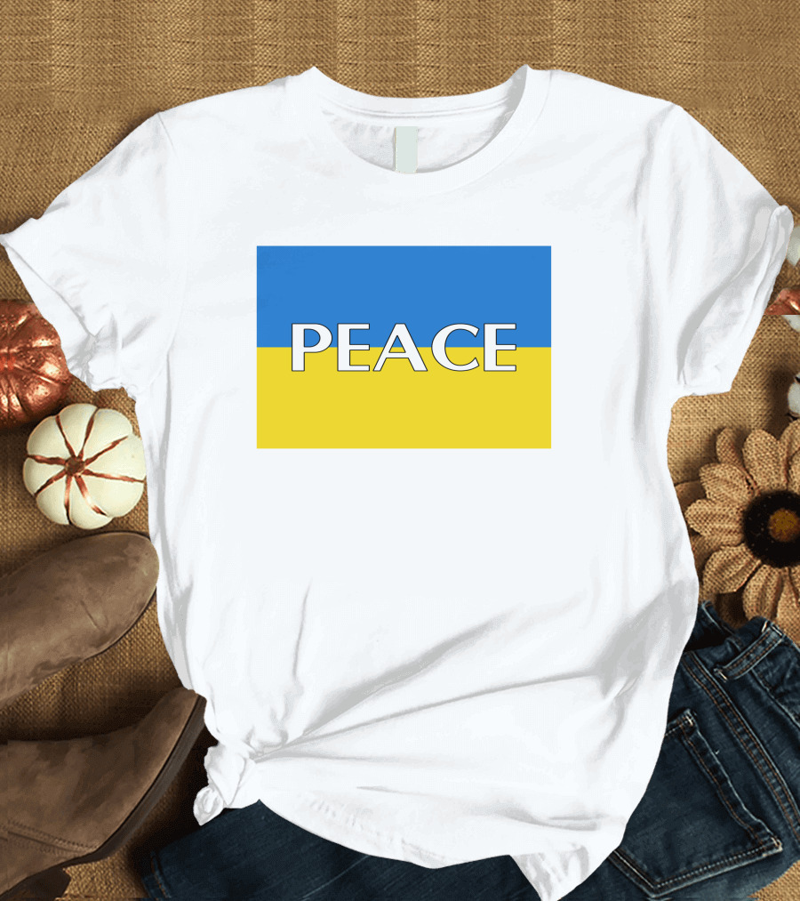 Peace Ukraine Flag T-Shirt