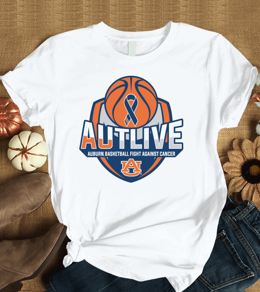 Autlive Auburn Basketball Fight Against Cancer T-Shirt