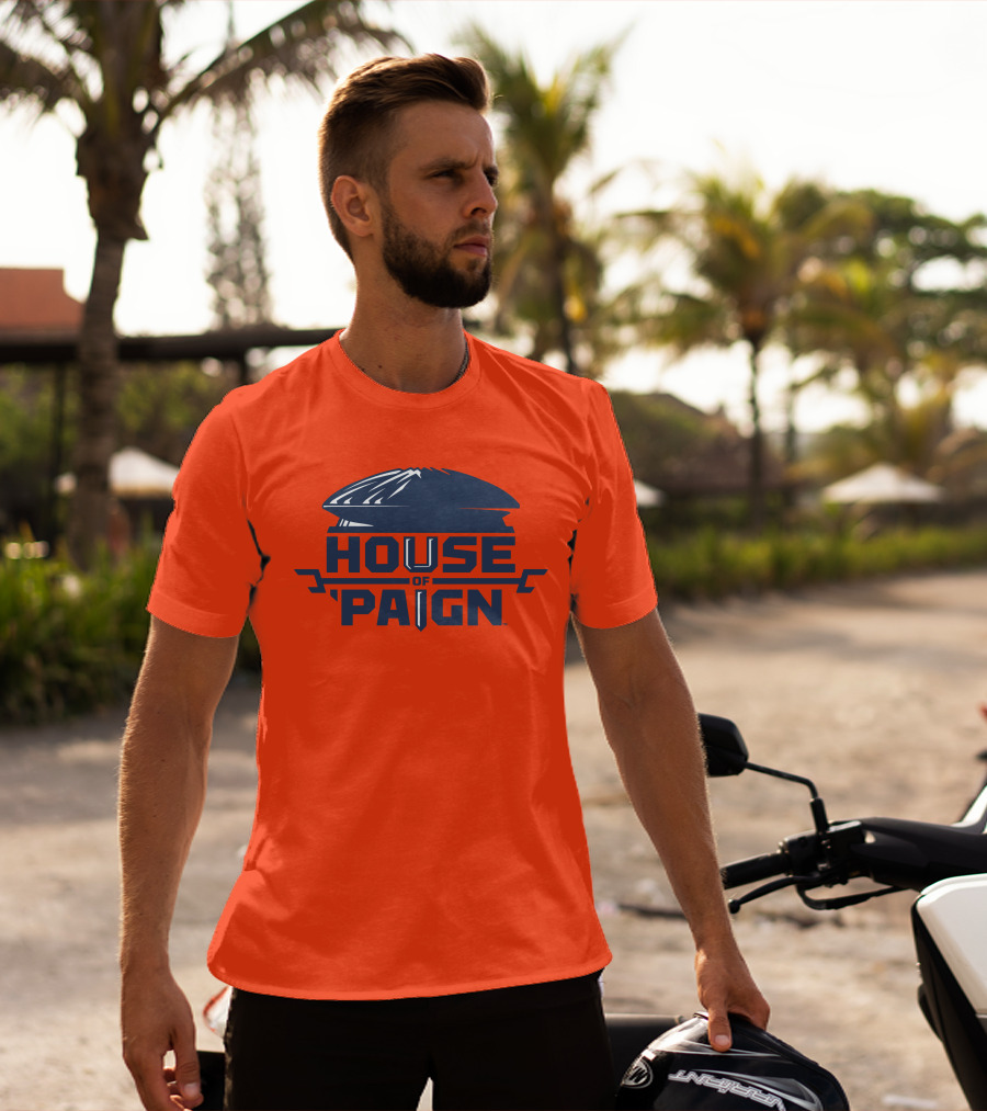 House Of 'Paign TBT University Of Illinois Basketball Helmet T-Shirt