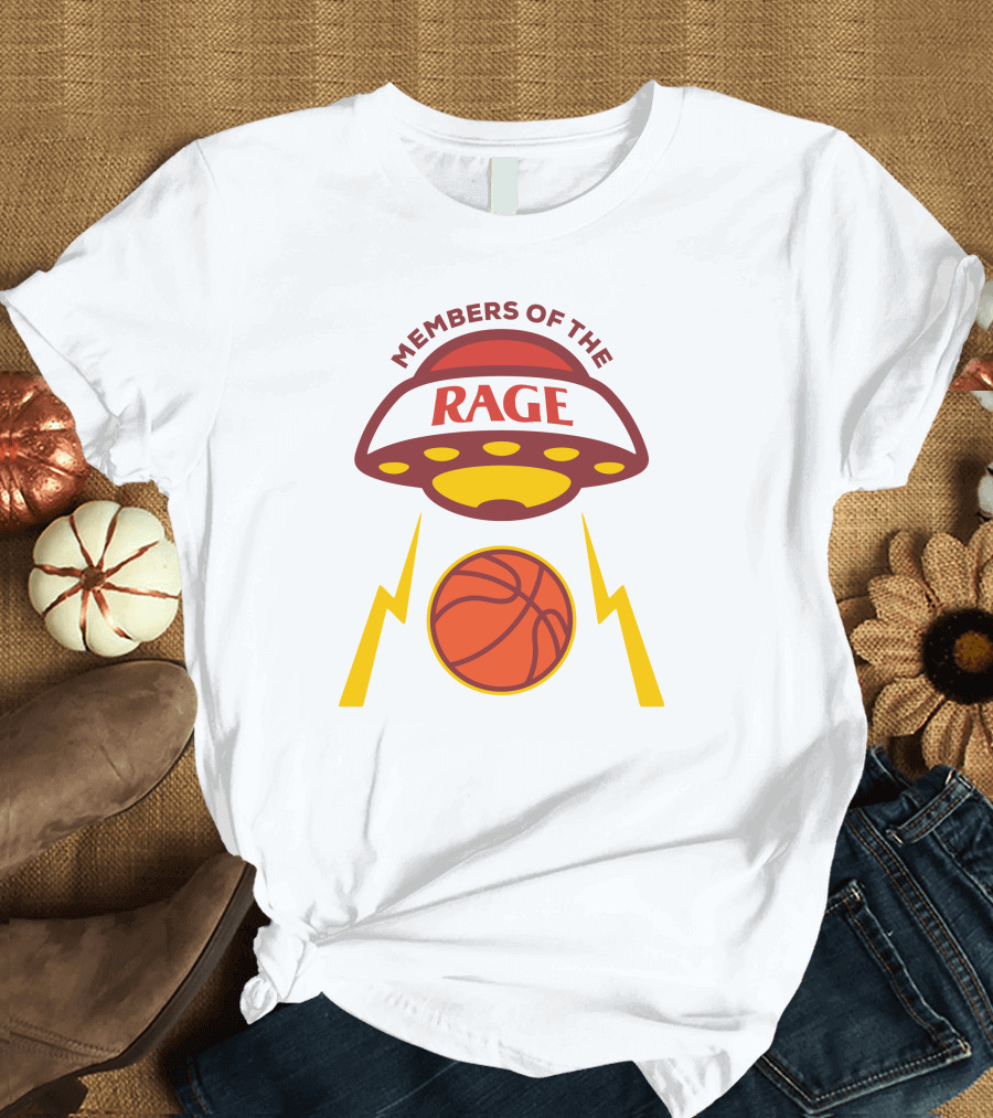 Members of the Rage UFO Basketball Lightning T-Shirt