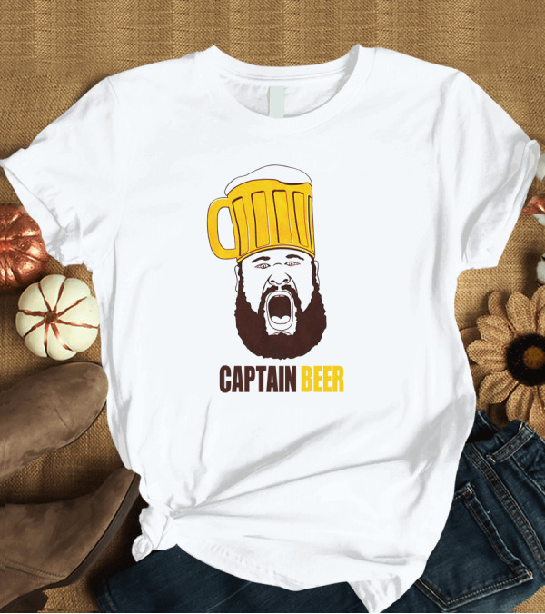 T-Shirt: Studio4east Captain Beer Mug Helmet Logo Dominic Grecco Merch T-Shirt Studio4east Captain Beer Mug Helmet Logo Dominic Grecco Merch T-Shirt