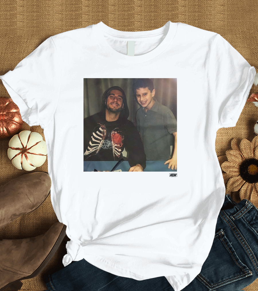 MJF Meet and Greet Signed Autograph AEW Shop Exclusive T-Shirt