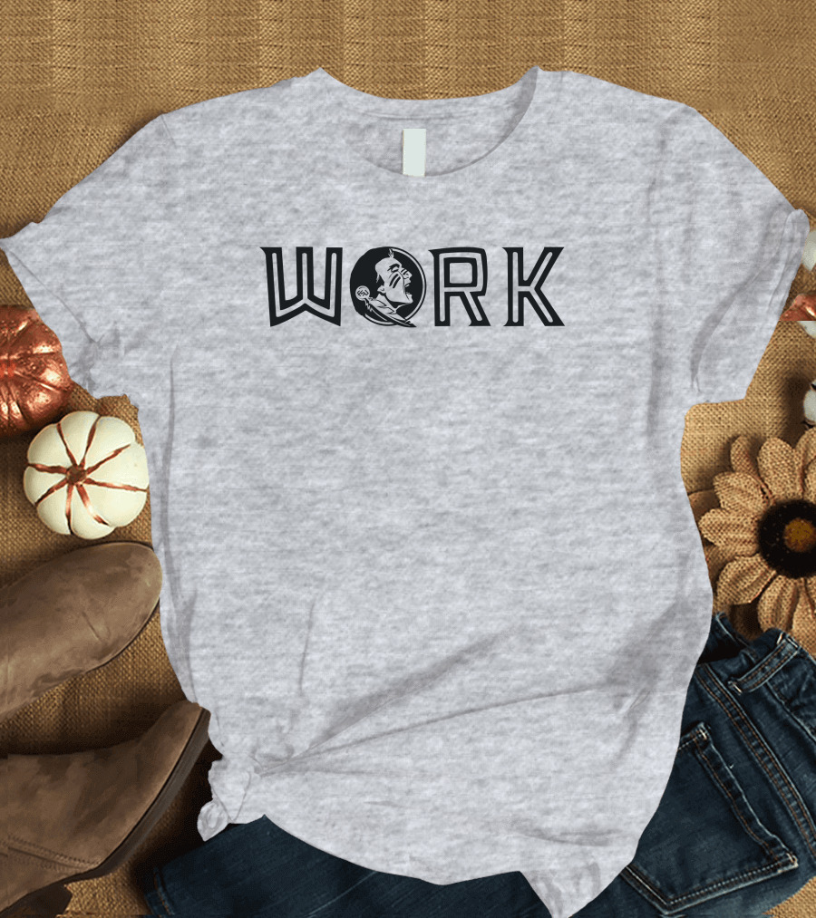 Mike Norvell Florida State Seminoles Work Logo T-Shirt