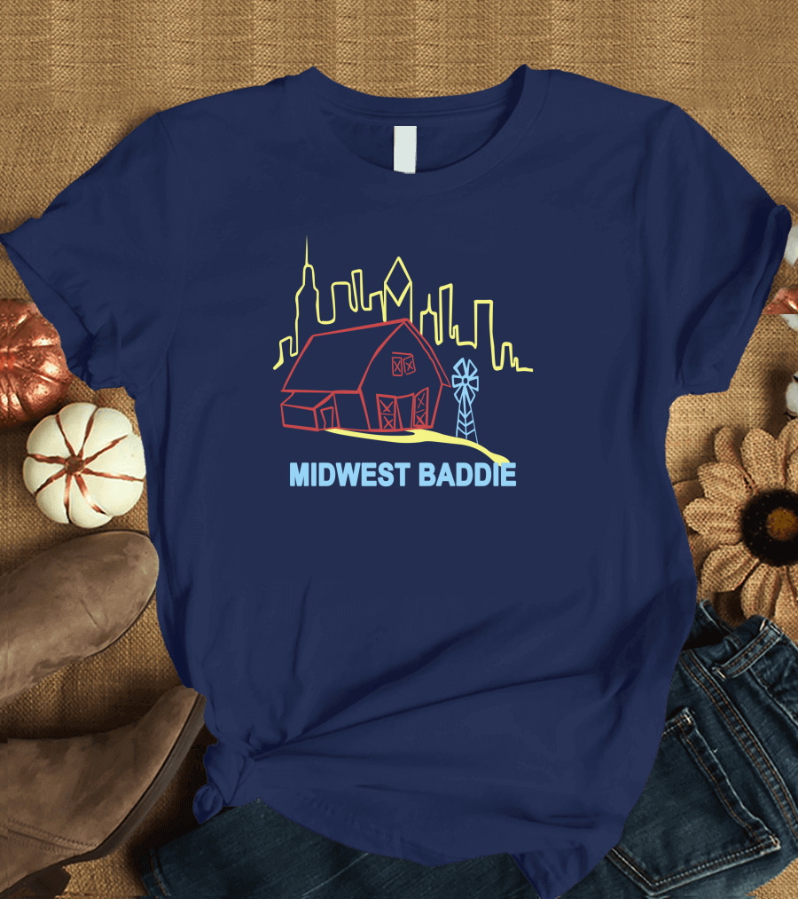 Midwest Baddie Barn Skyline T-Shirt