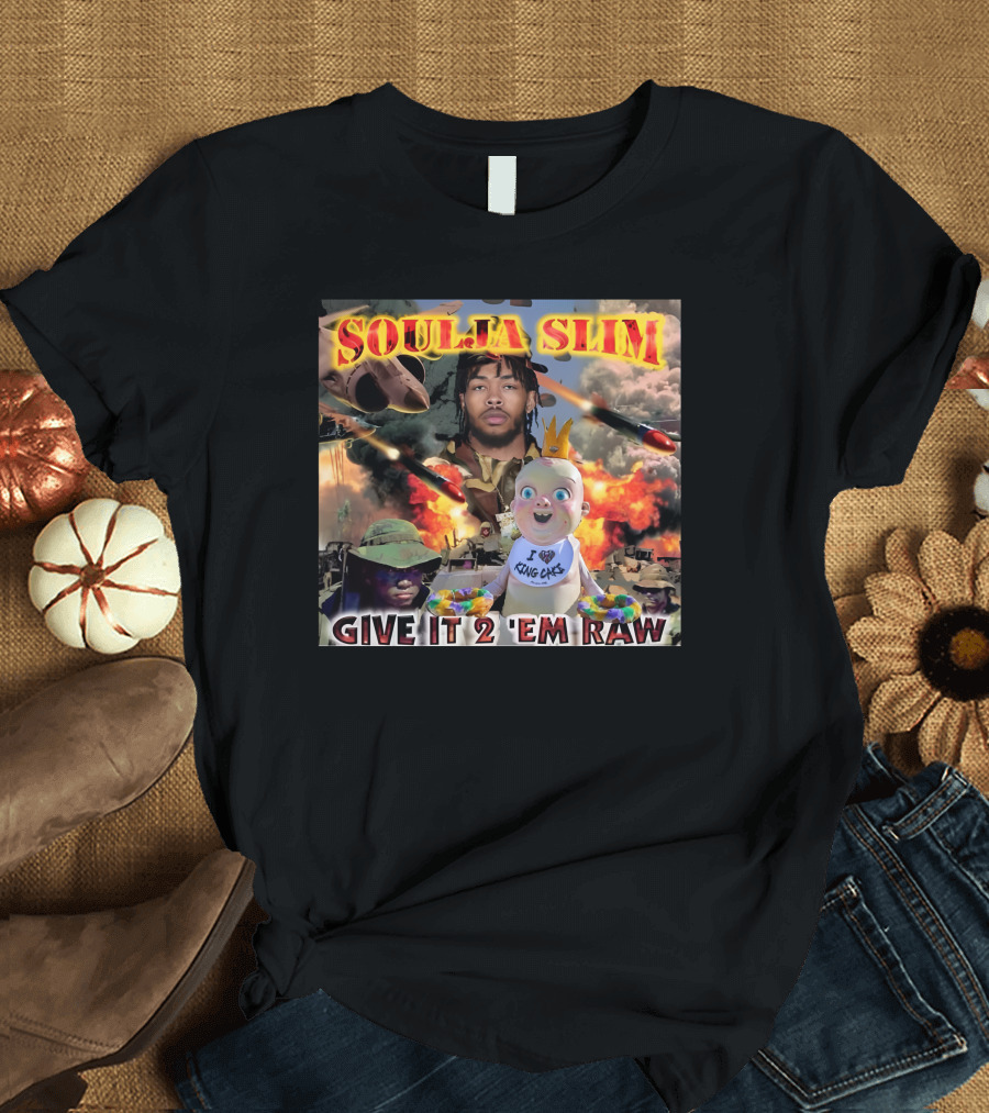 Soulja Slim Give It 2 'Em Raw Brandon Ingram King Cakes Baby Explosion T-Shirt