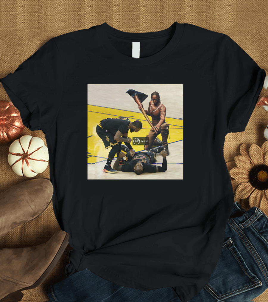 Revive Cleveland Basketball Courtside Gaming Fusion T-Shirt