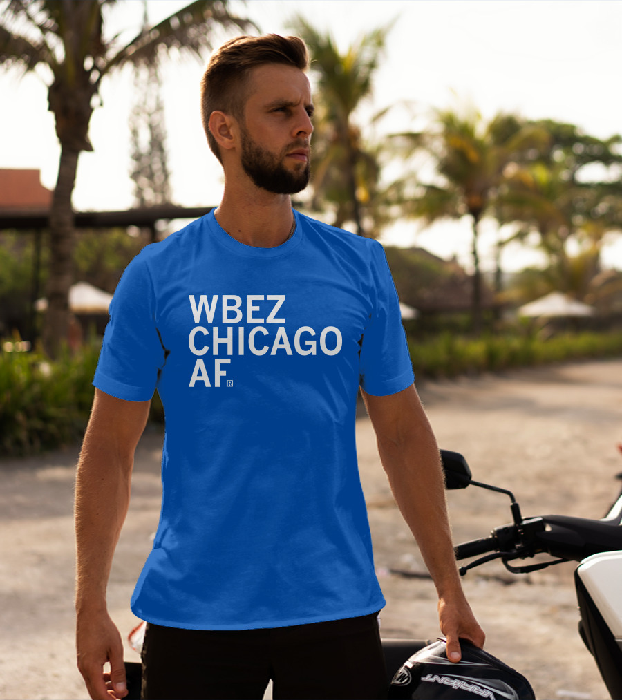 WBEZ Chicago AF Raygun T-Shirt