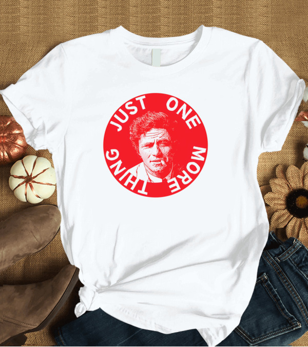 T-Shirt: Just One More Thing Mysterious Bookshop Peter Falk T-Shirt Just One More Thing Mysterious Bookshop Peter Falk T-Shirt