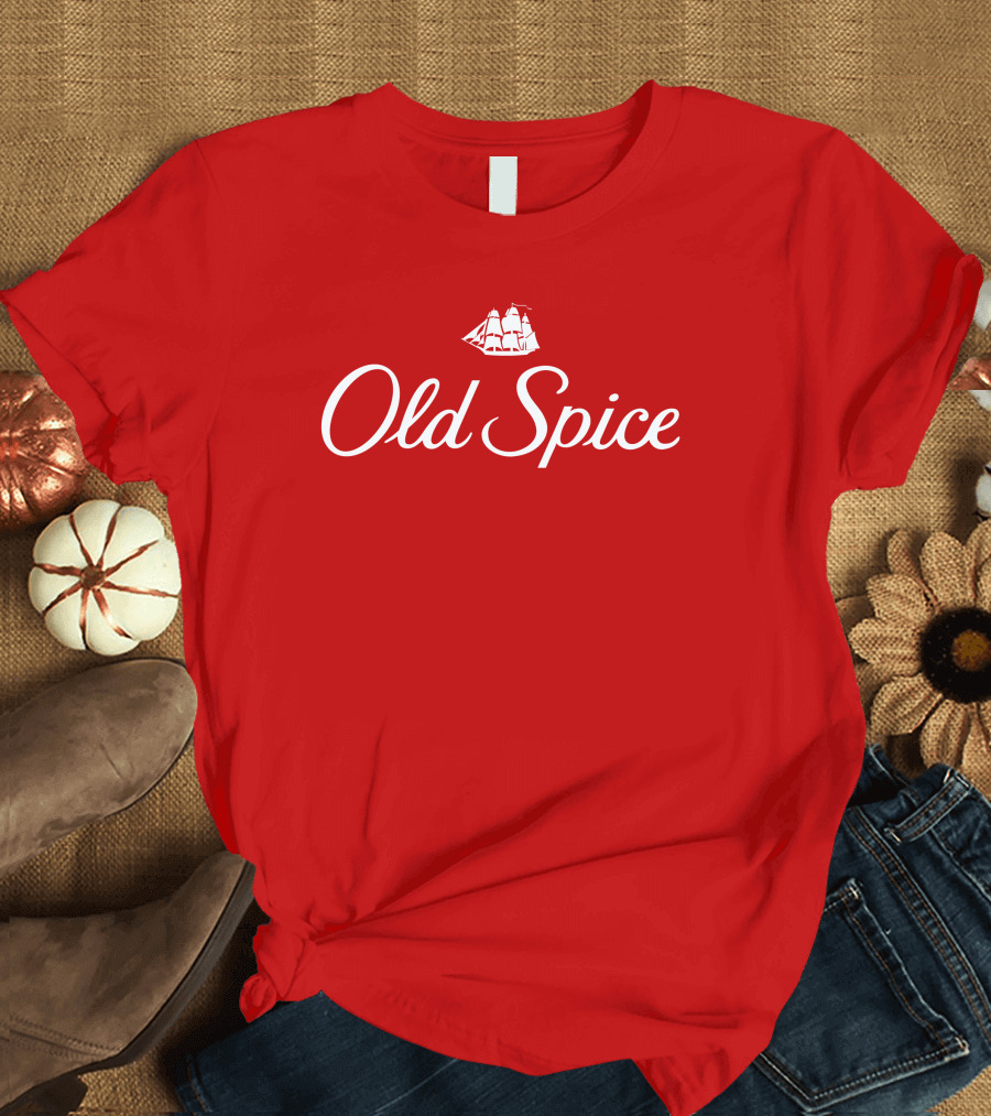 Old Spice Red Classic Ship T-Shirt