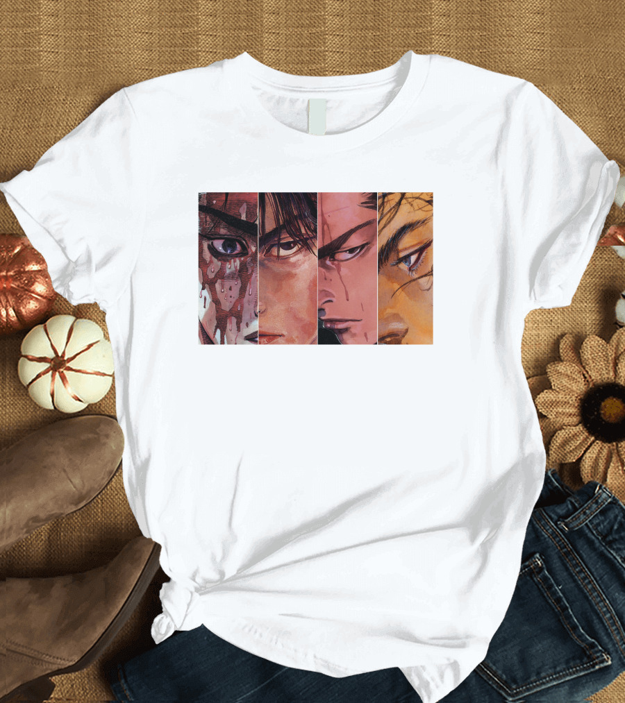 Vagabond Miyamoto Musashi Sasaki Takehiko Inoue Manga T-Shirt