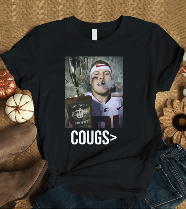 T-Shirt: COUGS Apple Cup Trophy Victory WSU T-Shirt COUGS Apple Cup Trophy Victory WSU T-Shirt