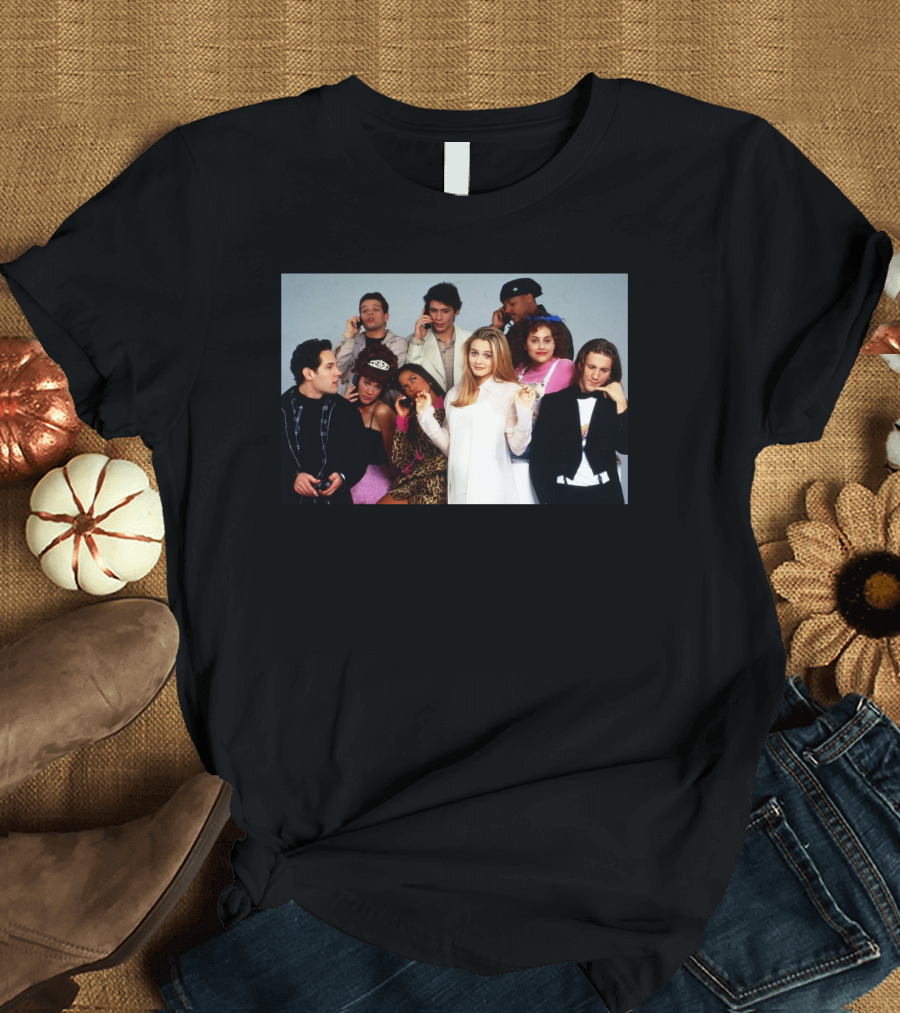 Tudo Sobre As Patricinhas De Beverly Hills Elenco Completo Poses Icônicas T-Shirt