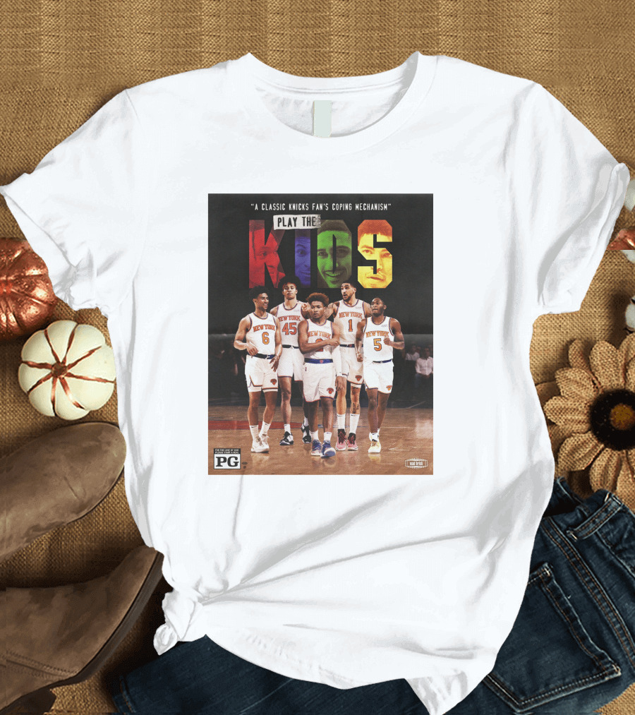 A Classic Knicks Fan Coping Mechanism Play the Kids T-Shirt