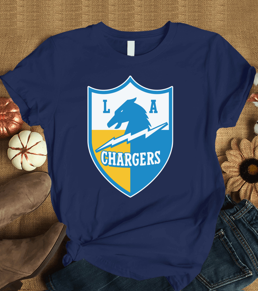 Los Angeles Chargers LA Shield Chargers Vintage T-Shirt
