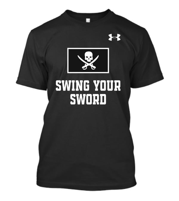 Swing Your Sword Joey Mcguire Under Armour Skull And Swords T-Shirt