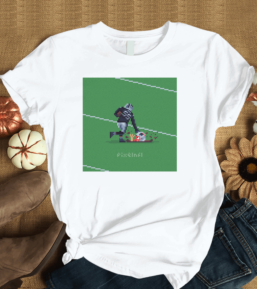 Chandler Jones Football Action Scene T-Shirt