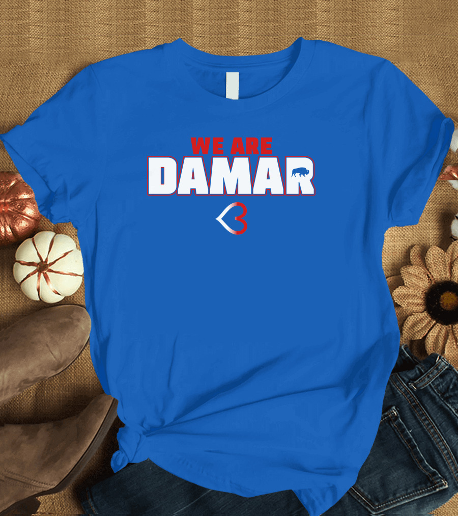 We Are Damar Fundraiser Buffalo Heart T-Shirt