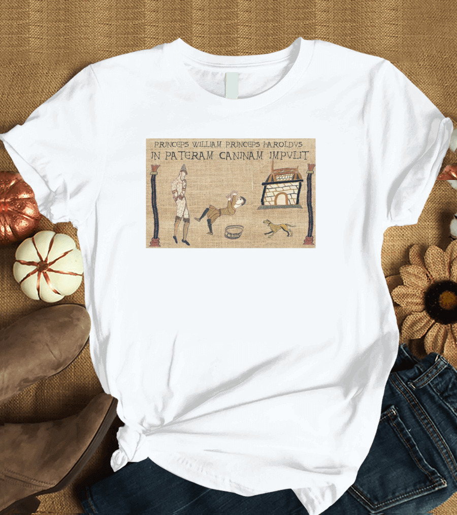 Princeps William Princeps Haroldvs In Pateram Cannam Impvlit T-Shirt