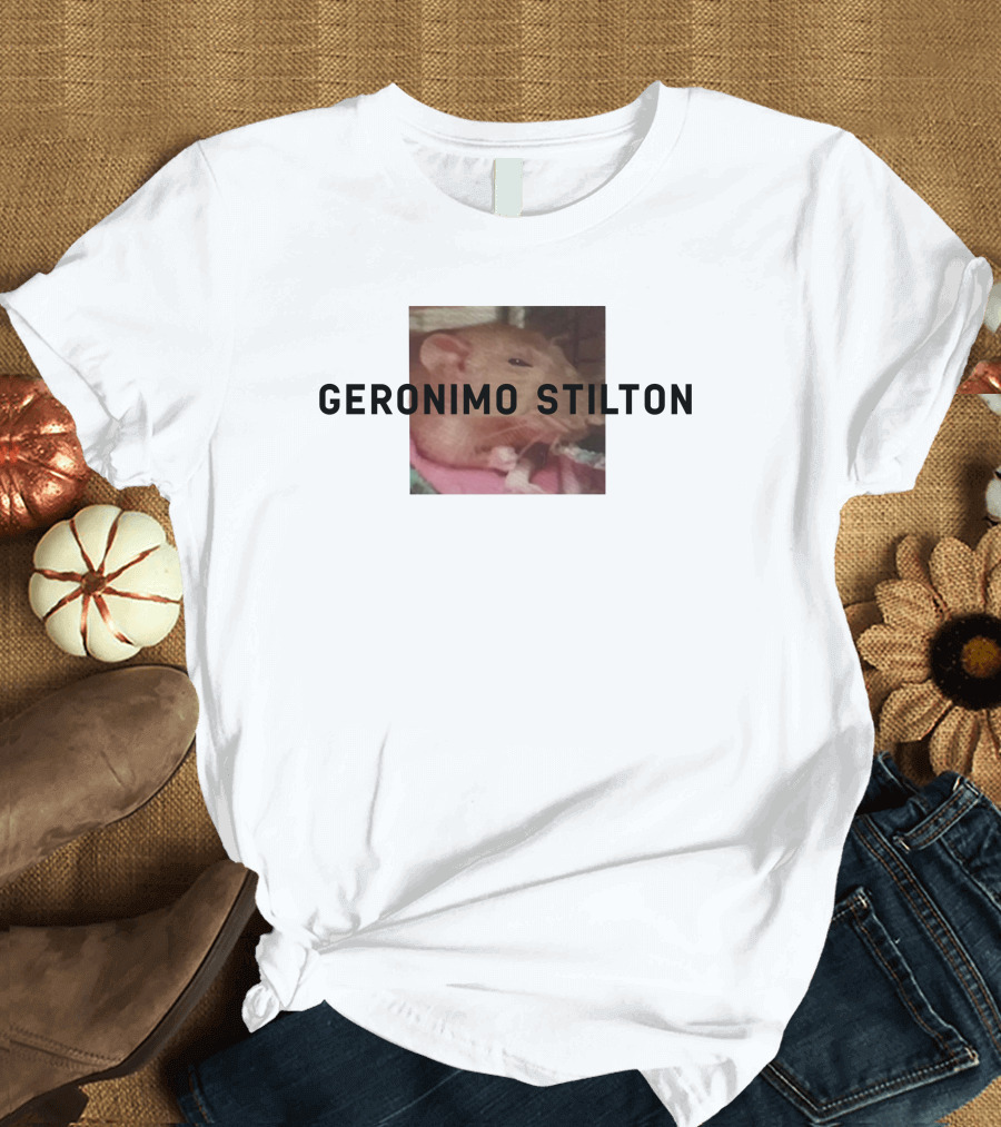 Geronimo Stilton Rata Apretando El Puno T-Shirt