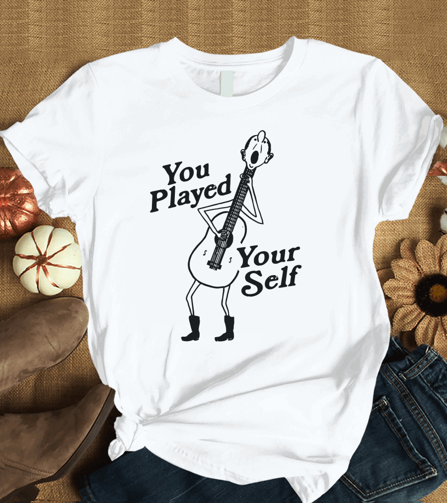 You Played Yourself Cartoon Guitar Character T-Shirt