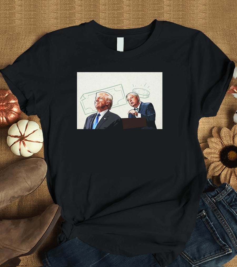 Lindsey Graham Pleads for Donations with Financial T-Shirt