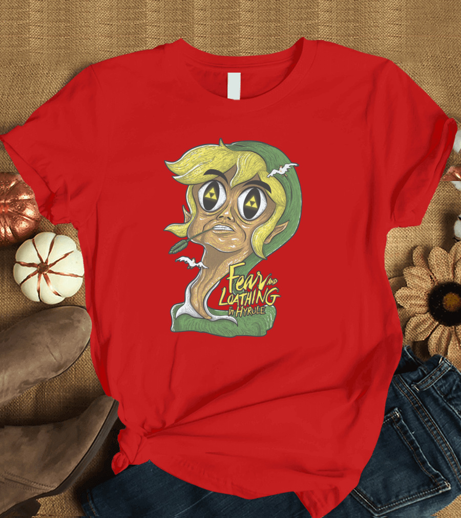 Fear And Loathing In Hyrule Psychedelic Adventure Tribute to Iconic Gaming Legend T-Shirt