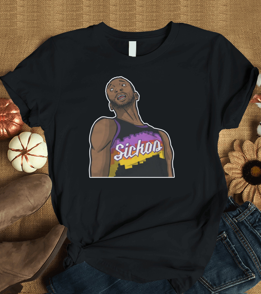 Sickos Retro Basketball Jersey Inspired Graphic T-Shirt