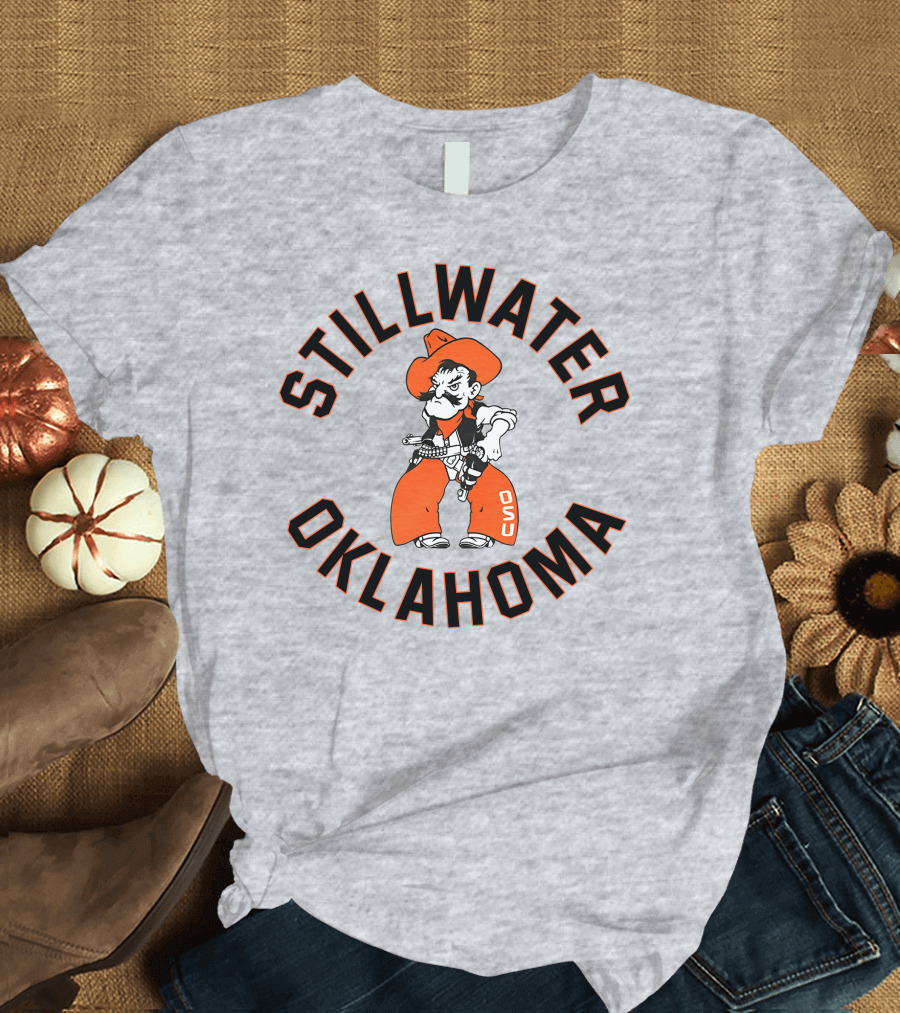 Charlie Hustle Merch Stillwater Oklahoma OSU Cowboy T-Shirt