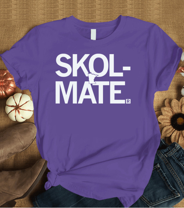 T-Shirt: SKOL MATE Minnesota Vikings Fan T-Shirt SKOL MATE Minnesota Vikings Fan T-Shirt