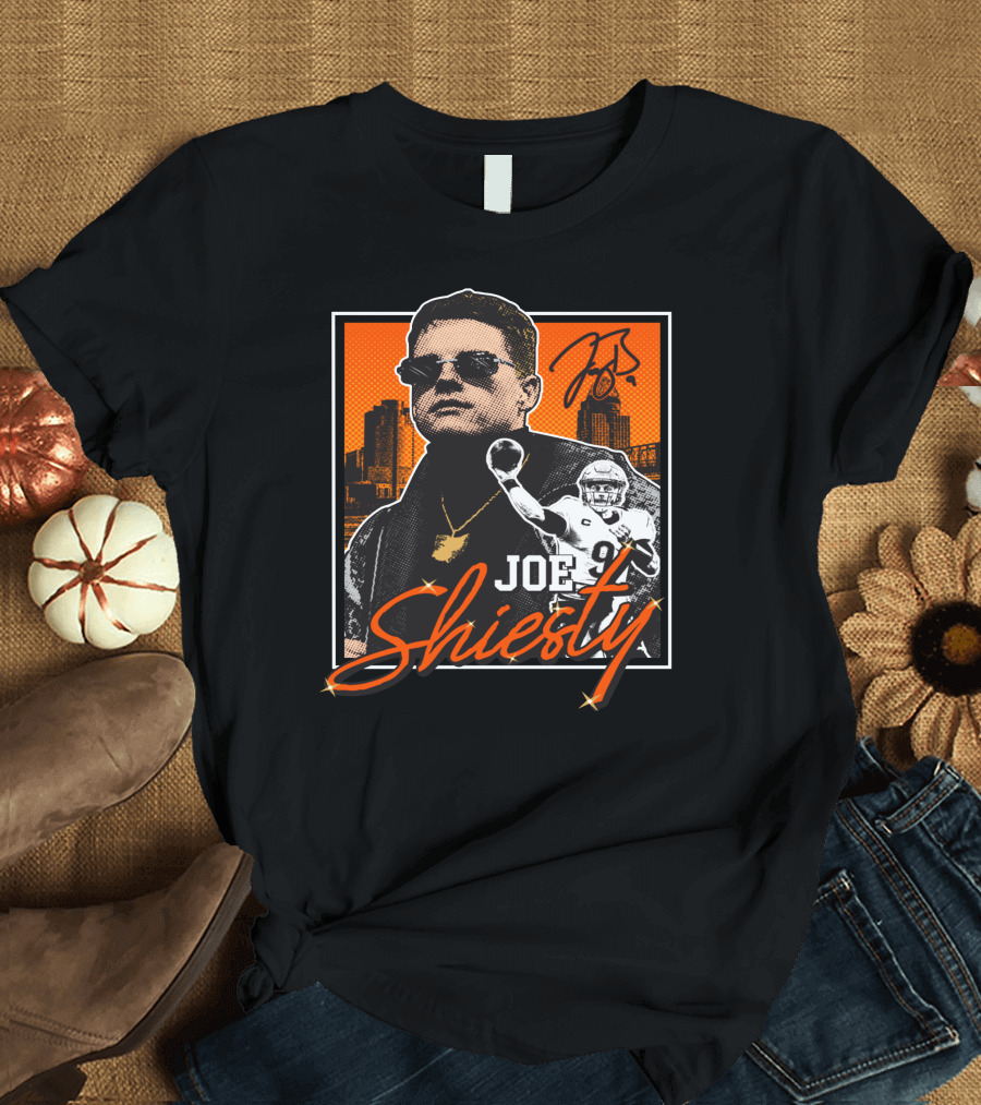Joe Shiesty 9 Signature Urban Skyline Football T-Shirt